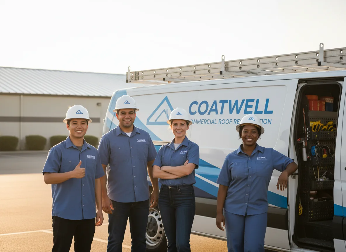 Commercial roof coating company in Greeley, KS